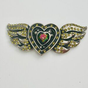 Original (1980s) Chrome Angels Belt Buckle and Belt